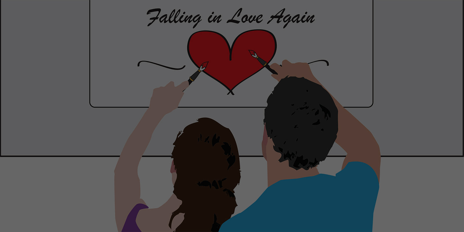 Be Creative This Valentine's Day: Turn Your Sink Into A Washable Canvas With the One You Love
