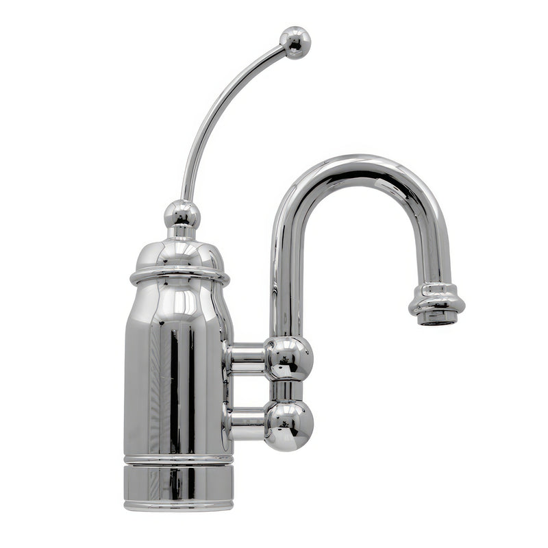 Baby Horizon Single Handle Entertainment/Prep Faucet with Curved Extended Stick Handle and Curved Swivel Spout