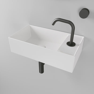 16" & 20" Rectangular Wall Mount Basin With Right Faucet Drilling