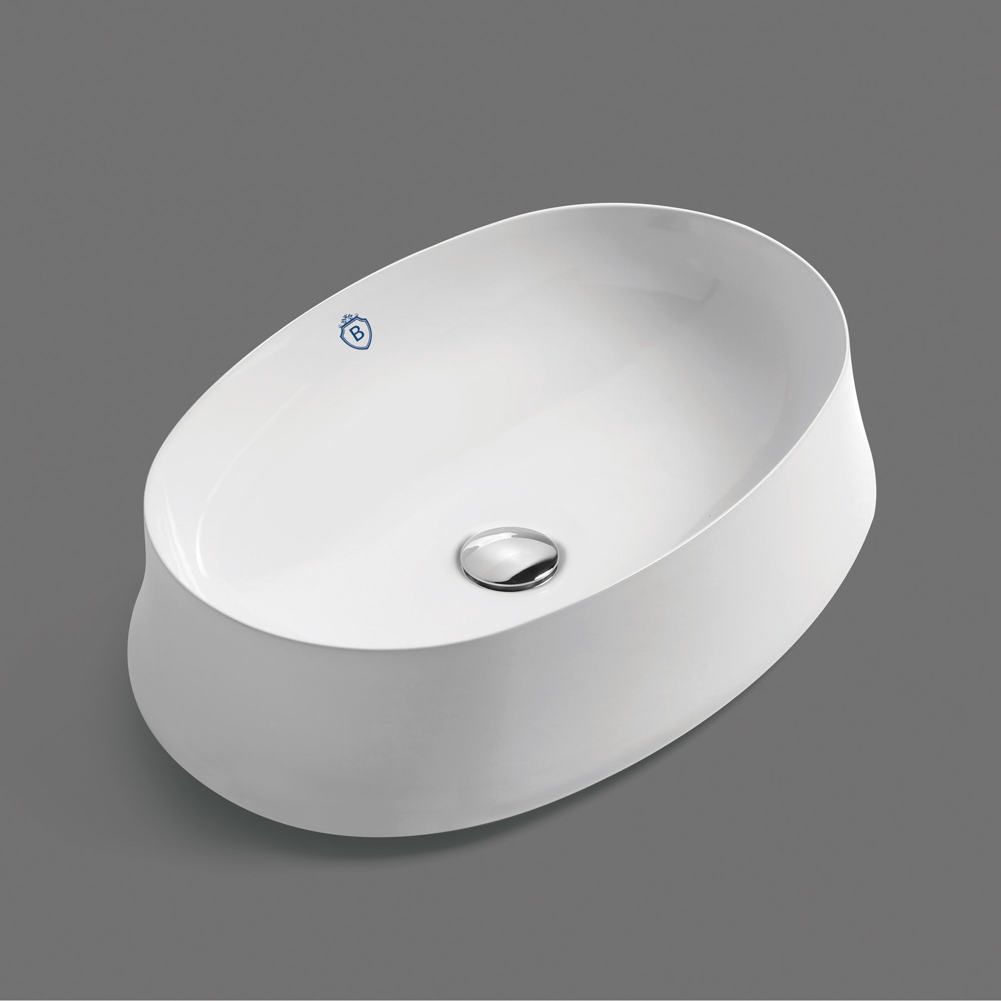20" & 24" Above Mount/ Vessel Lavatory Basin With Center Drain Location
