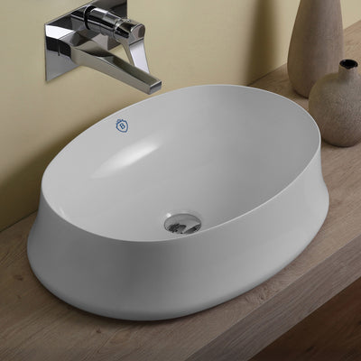 20" & 24" Above Mount/ Vessel Lavatory Basin With Center Drain Location