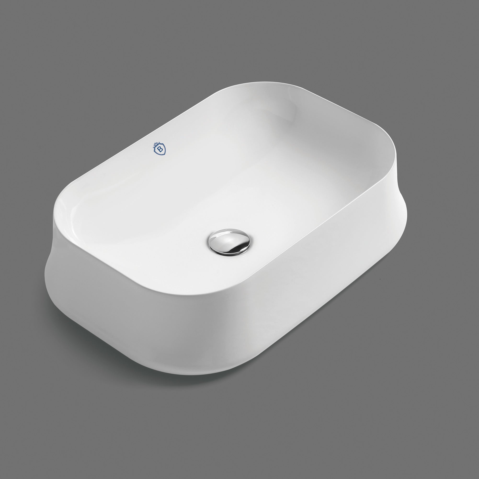 17 &  24" Above Mount/ Vessel Lavatory Basin With Center Drain Location
