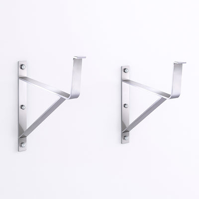 Wall Mount Brackets for Extra Support. For use with Whitehaus Sink WHNCD72