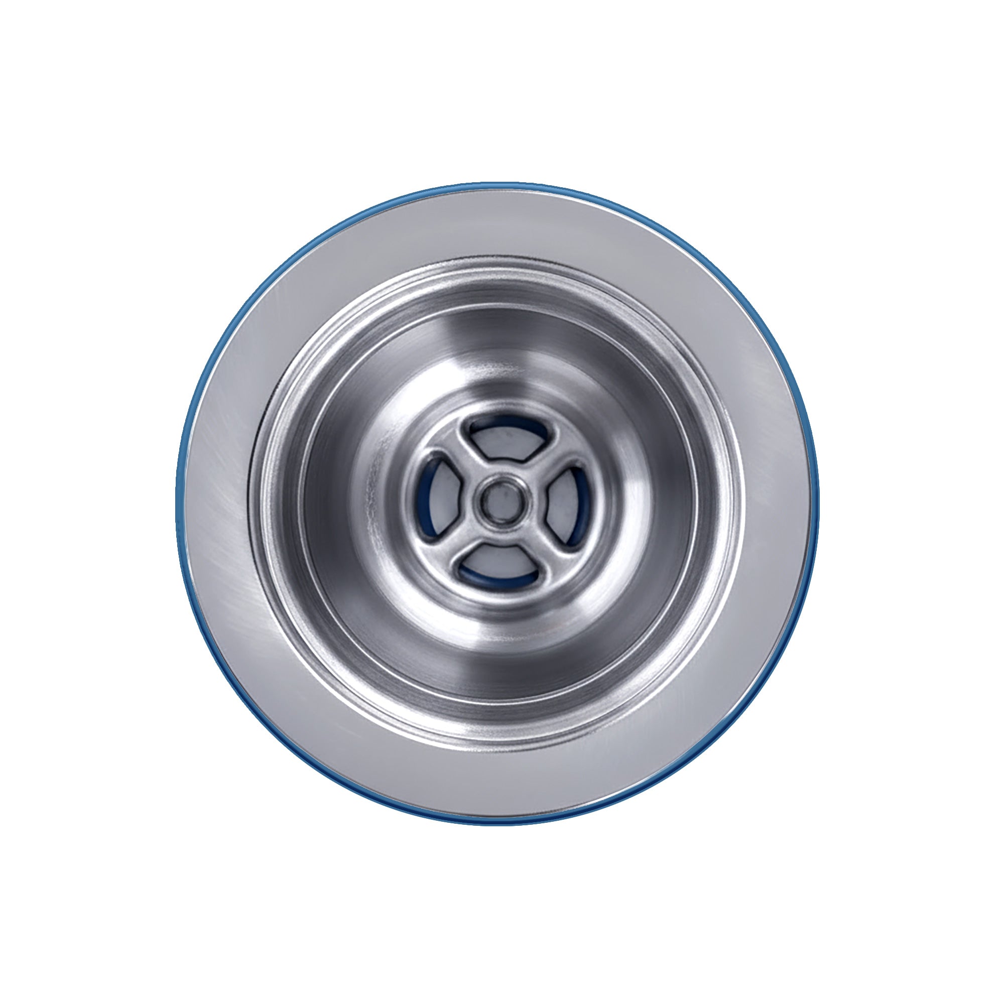 3-1/2" Basket strainer with deep removable basket