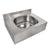 33" Stainless Steel Single Bowl Front Apron Sink with a Brushed Exterior and Polished Interior