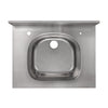 33" Stainless Steel Single Bowl Front Apron Sink with a Brushed Exterior and Polished Interior