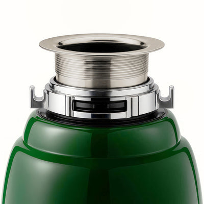 Cyclonehaus High Efficiency Garbage Disposal with Solid Stainless Steel Flange and Quiet Operation