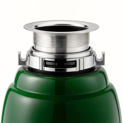 Cyclonehaus High Efficiency Garbage Disposal with Solid Stainless Steel Flange and Quiet Operation