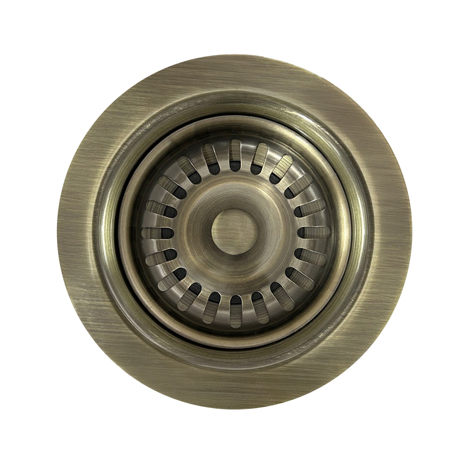 3-1/2" Waste Disposer Trim with Matching Basket Strainer for Deep Fireclay Sinks