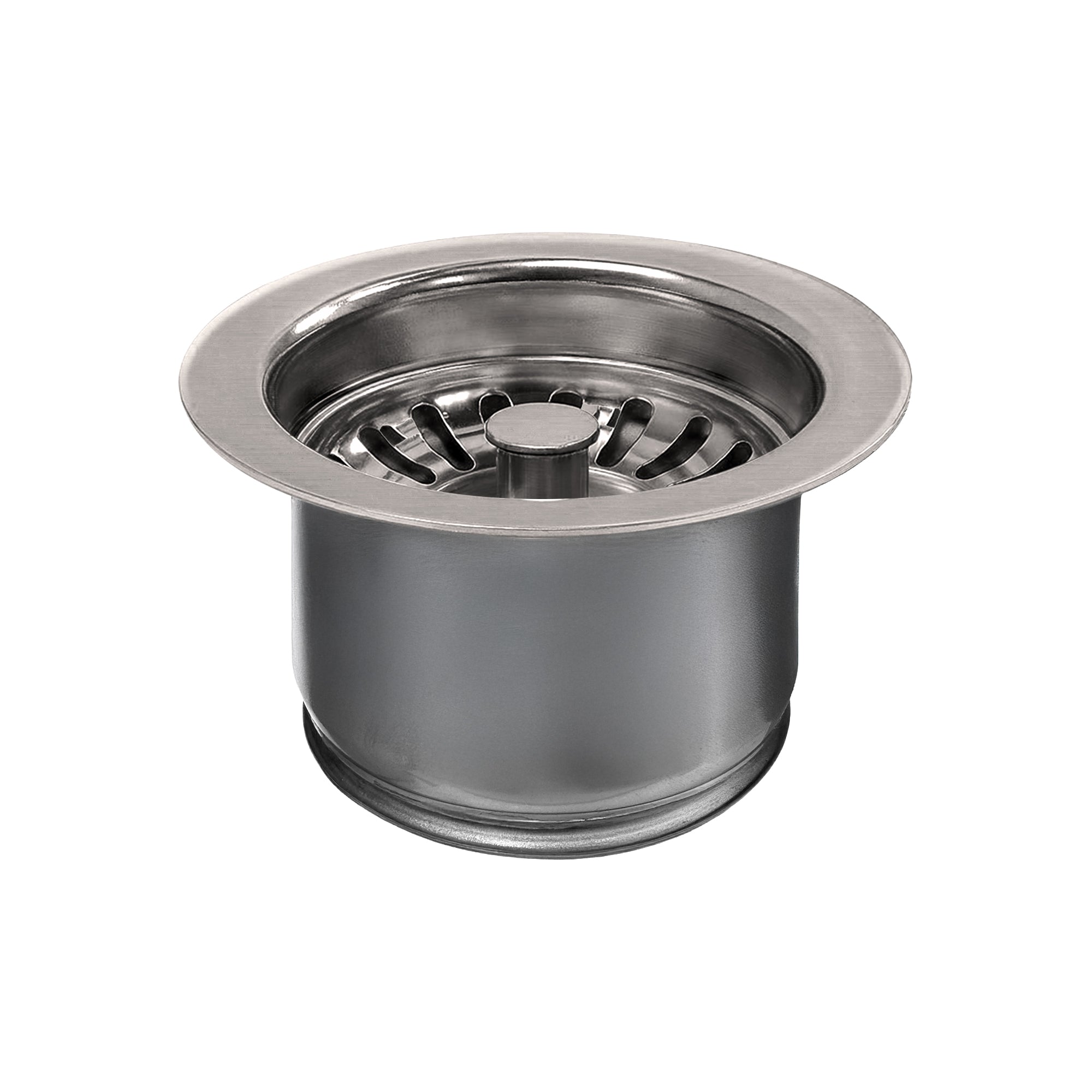 3-1/2" Waste Disposer Trim with Matching Basket Strainer for Deep Fireclay Sinks