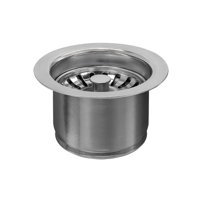 3-1/2" Waste Disposer Trim with Matching Basket Strainer for Deep Fireclay Sinks