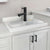 Vitreous Single Bowl, Drop-in Sink with Wire Basket and Off Center Drain Location