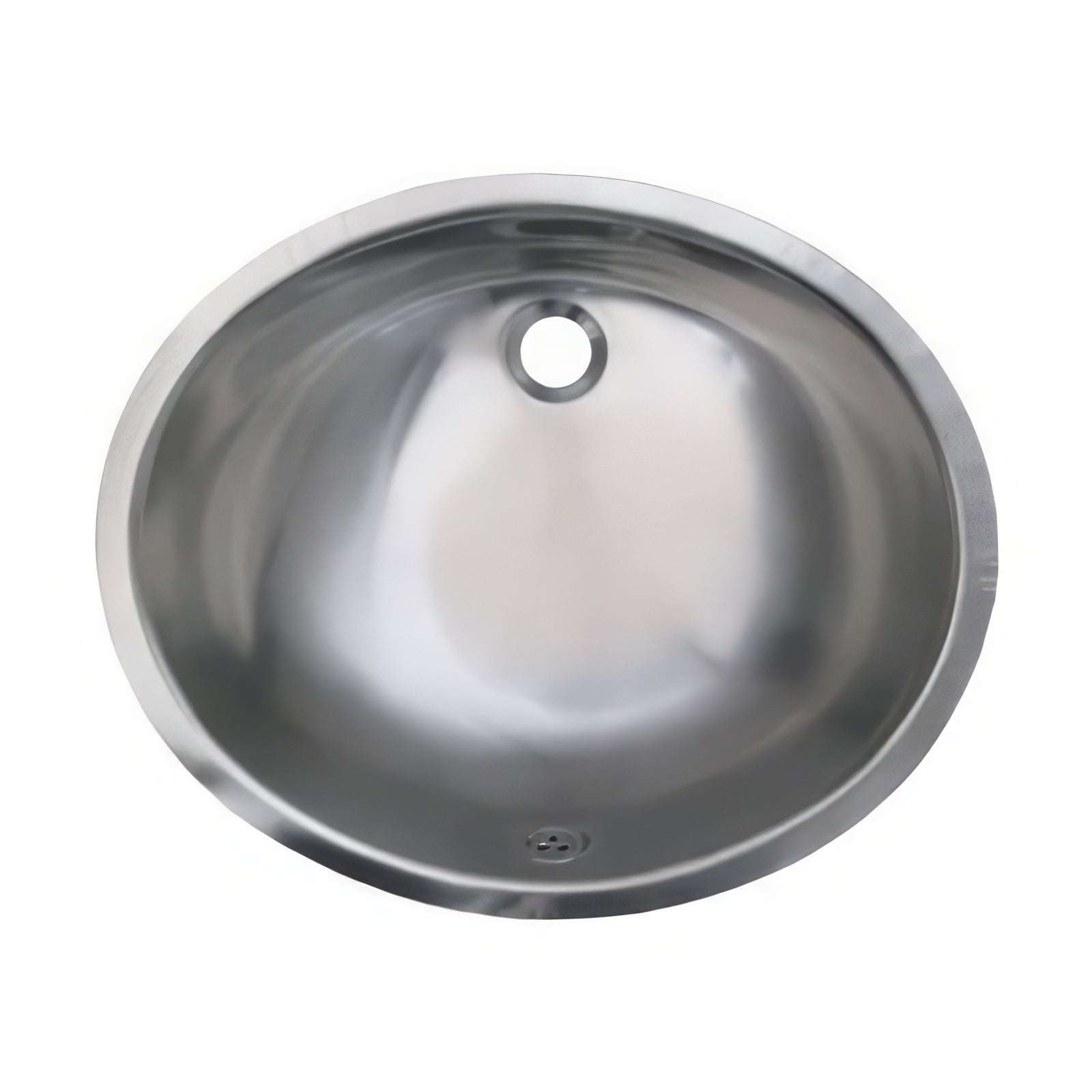WH920ASL Satin Stainless Steel Oval Undermount Bathroom Basin Sink