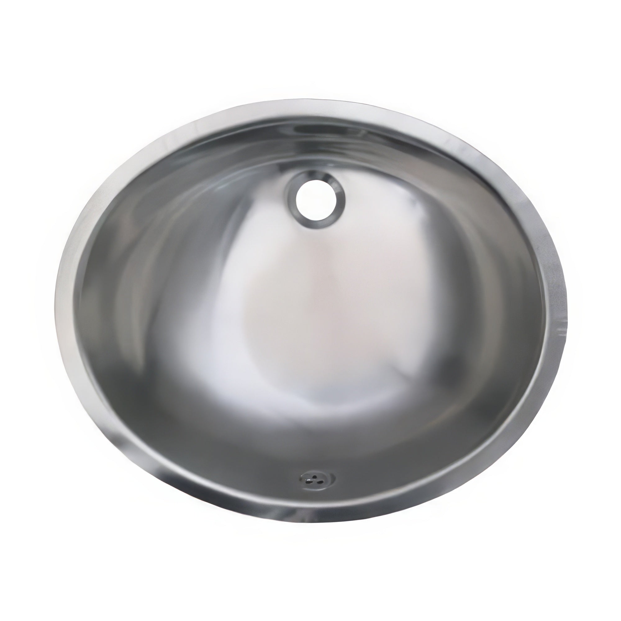 WH920ASL Satin Stainless Steel Oval Undermount Bathroom Basin Sink