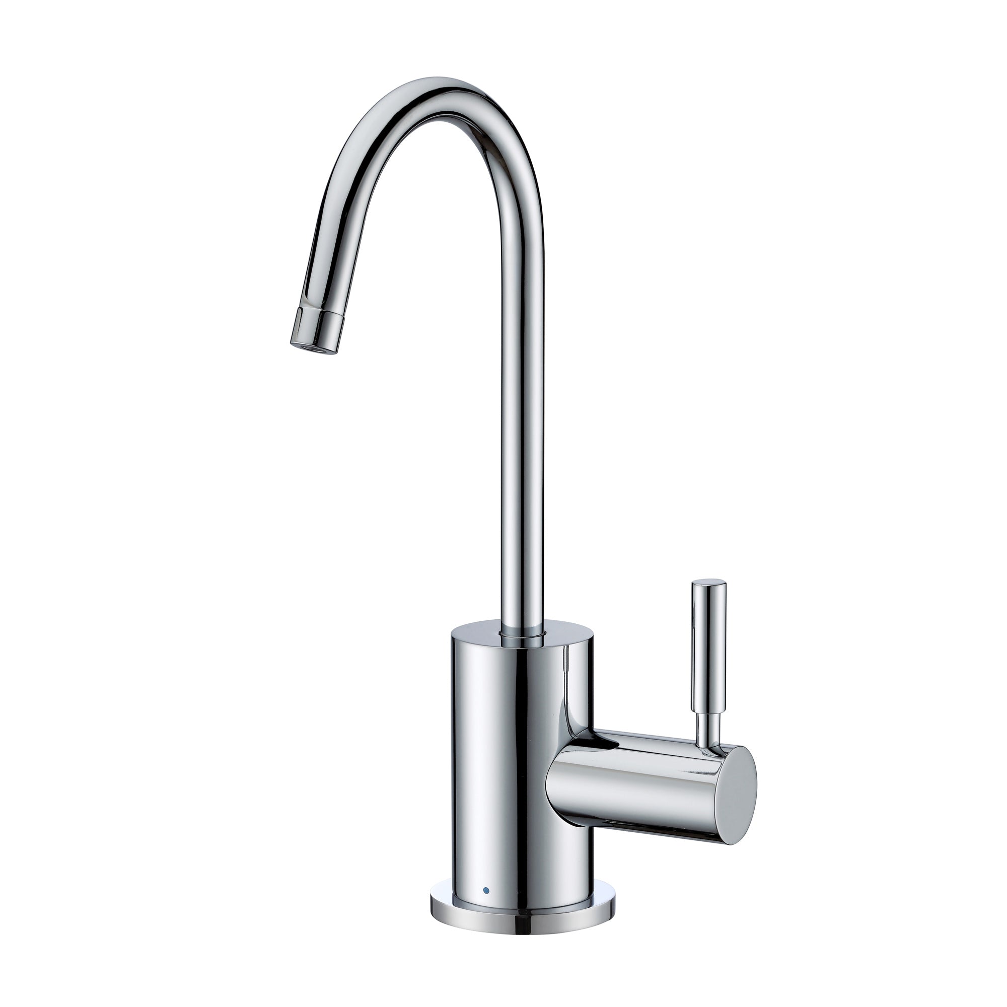 Point of Use Cold Water Drinking Faucet with Gooseneck Swivel Spout