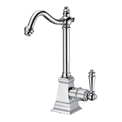Point of Use Cold Water Drinking Faucet with Traditional Swivel Spout