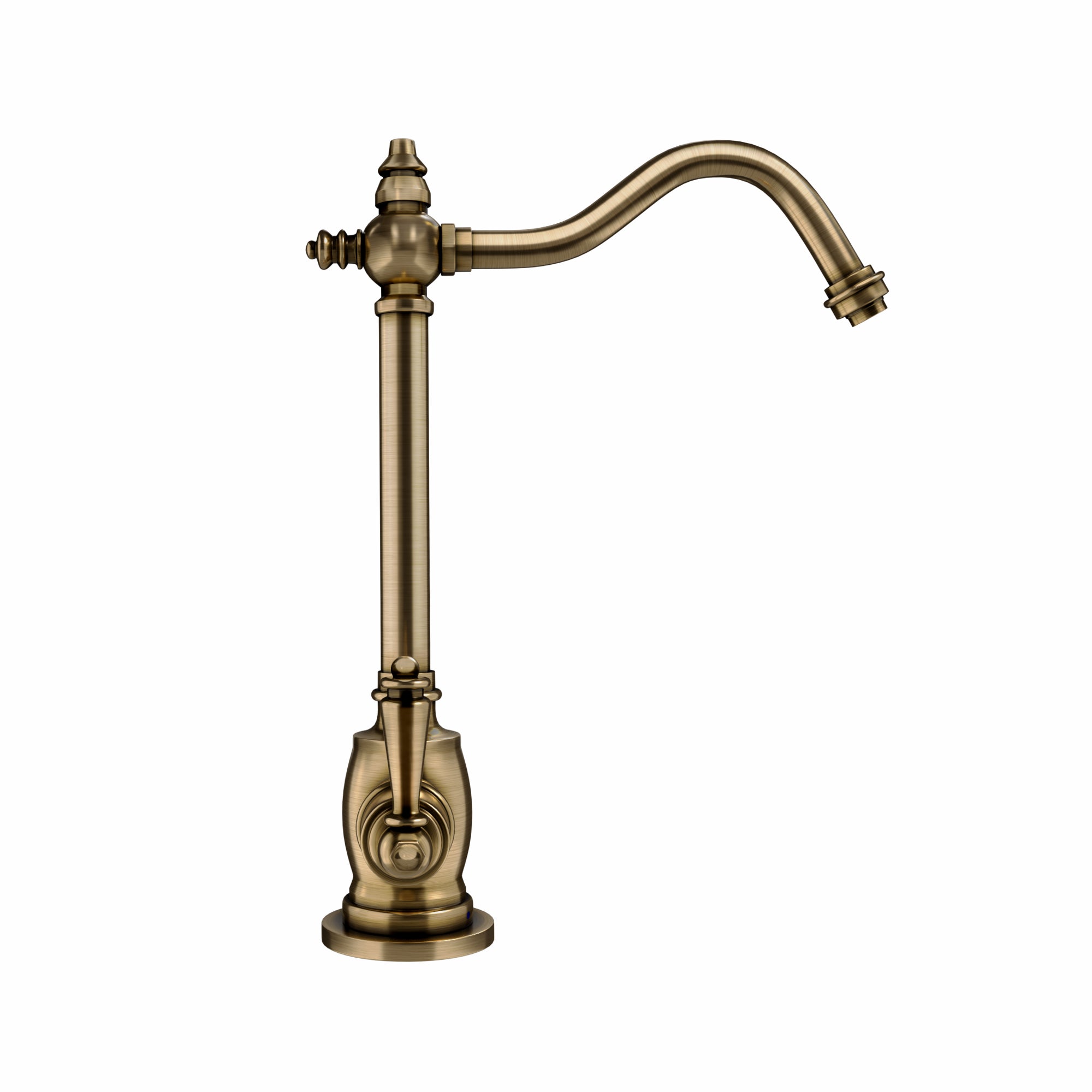 Point of Use Instant Hot Water Drinking Faucet with Traditional Swivel Spout