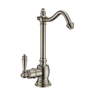 Point of Use Instant Hot Water Drinking Faucet with Traditional Swivel Spout