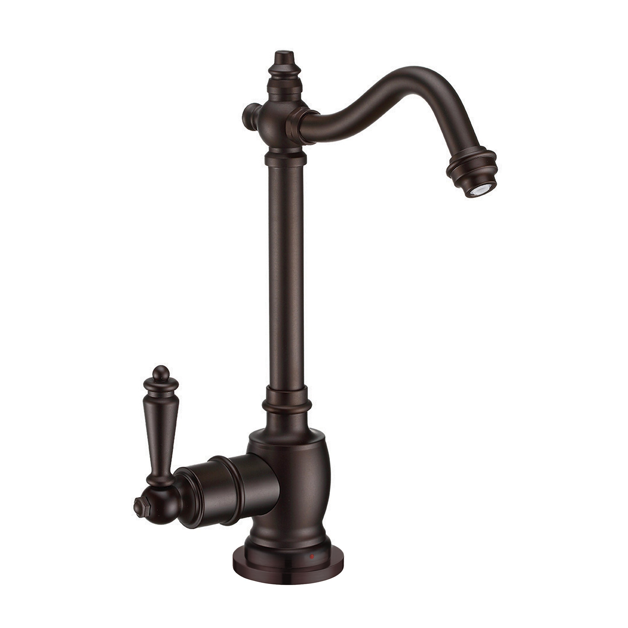 Point of Use Instant Hot Water Drinking Faucet with Traditional Swivel Spout