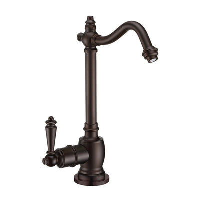 Point of Use Instant Hot Water Drinking Faucet with Traditional Swivel Spout