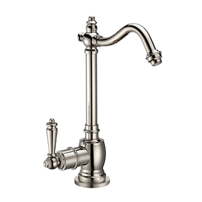 Point of Use Instant Hot Water Drinking Faucet with Traditional Swivel Spout