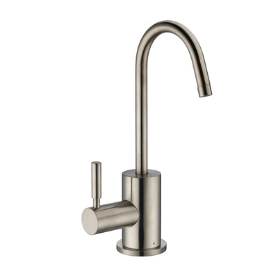 Point of Use Instant Hot Water Drinking Faucet with Gooseneck Swivel Spout