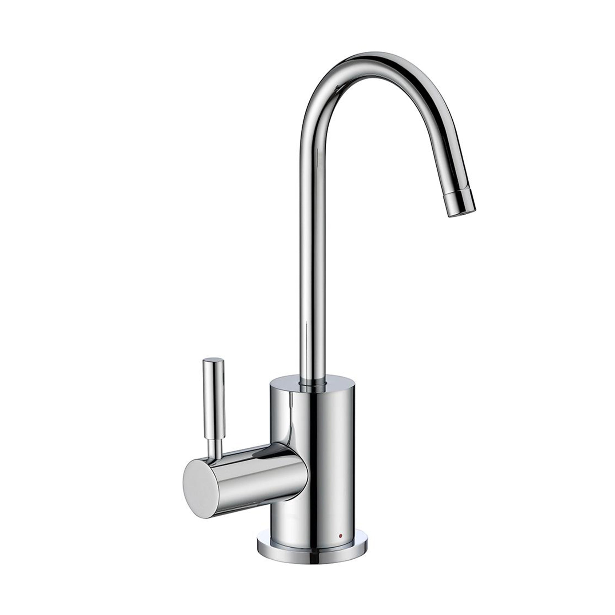 Point of Use Instant Hot Water Drinking Faucet with Gooseneck Swivel Spout