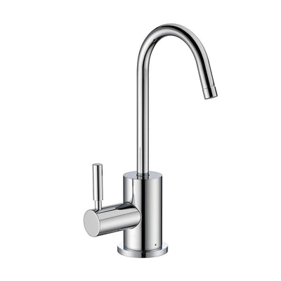 Point of Use Instant Hot Water Drinking Faucet with Gooseneck Swivel Spout