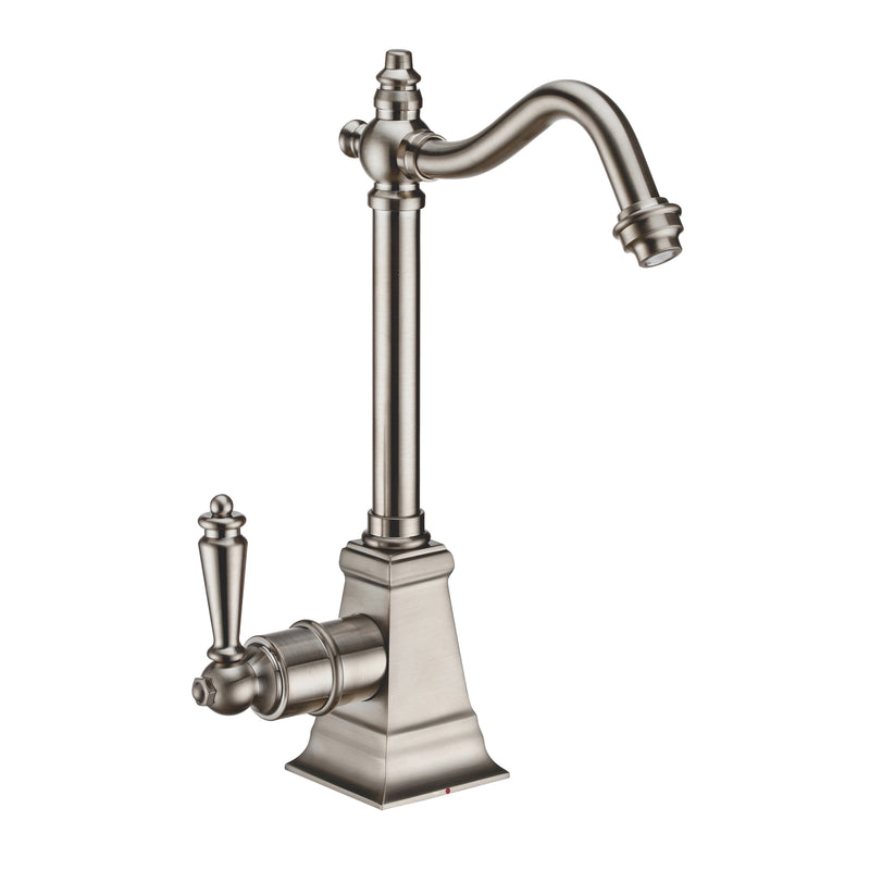 Point of Use Instant Hot Water Drinking Faucet with Traditional Swivel Spout