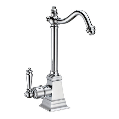 Point of Use Instant Hot Water Drinking Faucet with Traditional Swivel Spout