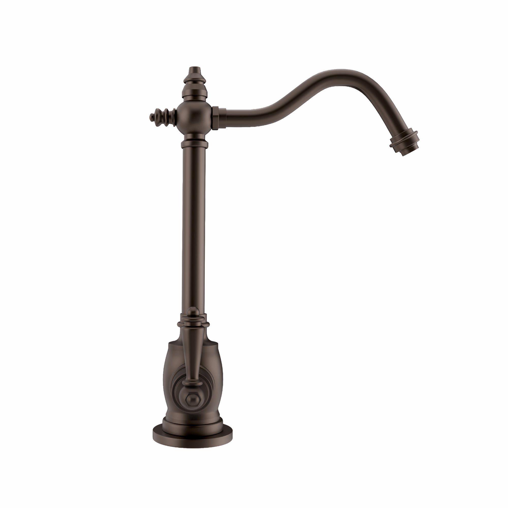 Point of Use Instant Hot/Cold Water Drinking Faucet with Traditional Swivel Spout