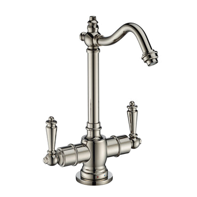 Point of Use Instant Hot/Cold Water Drinking Faucet with Traditional Swivel Spout