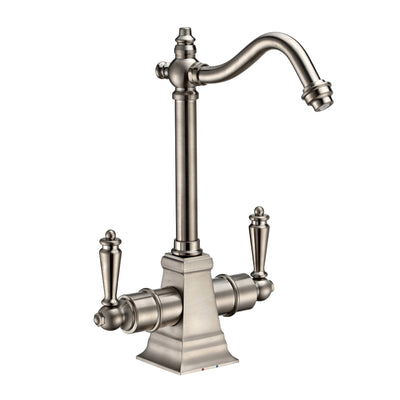 Point of Use Instant Hot/Cold Water Drinking Faucet with Traditional Swivel Spout
