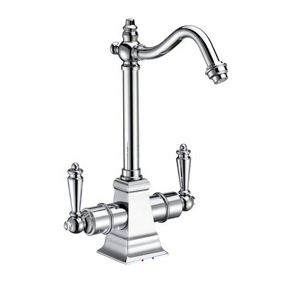 Point of Use Instant Hot/Cold Water Drinking Faucet with Traditional Swivel Spout