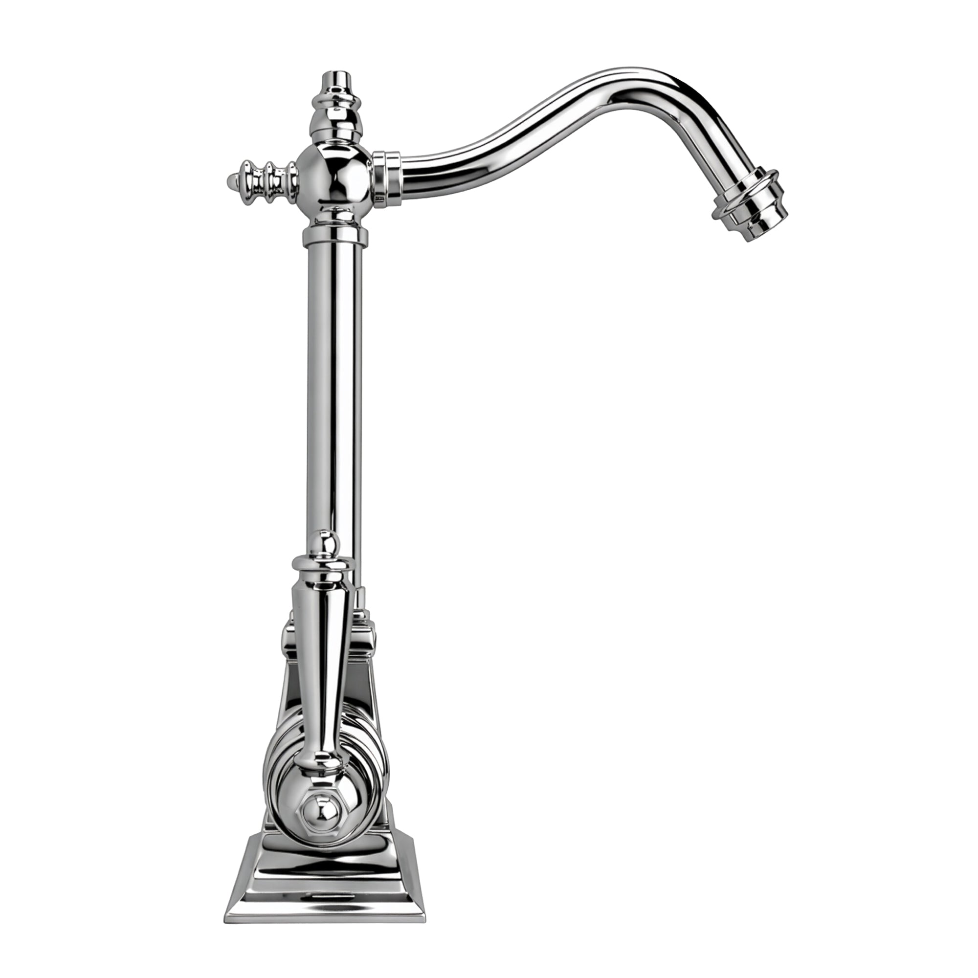 Point of Use Instant Hot/Cold Water Drinking Faucet with Traditional Swivel Spout
