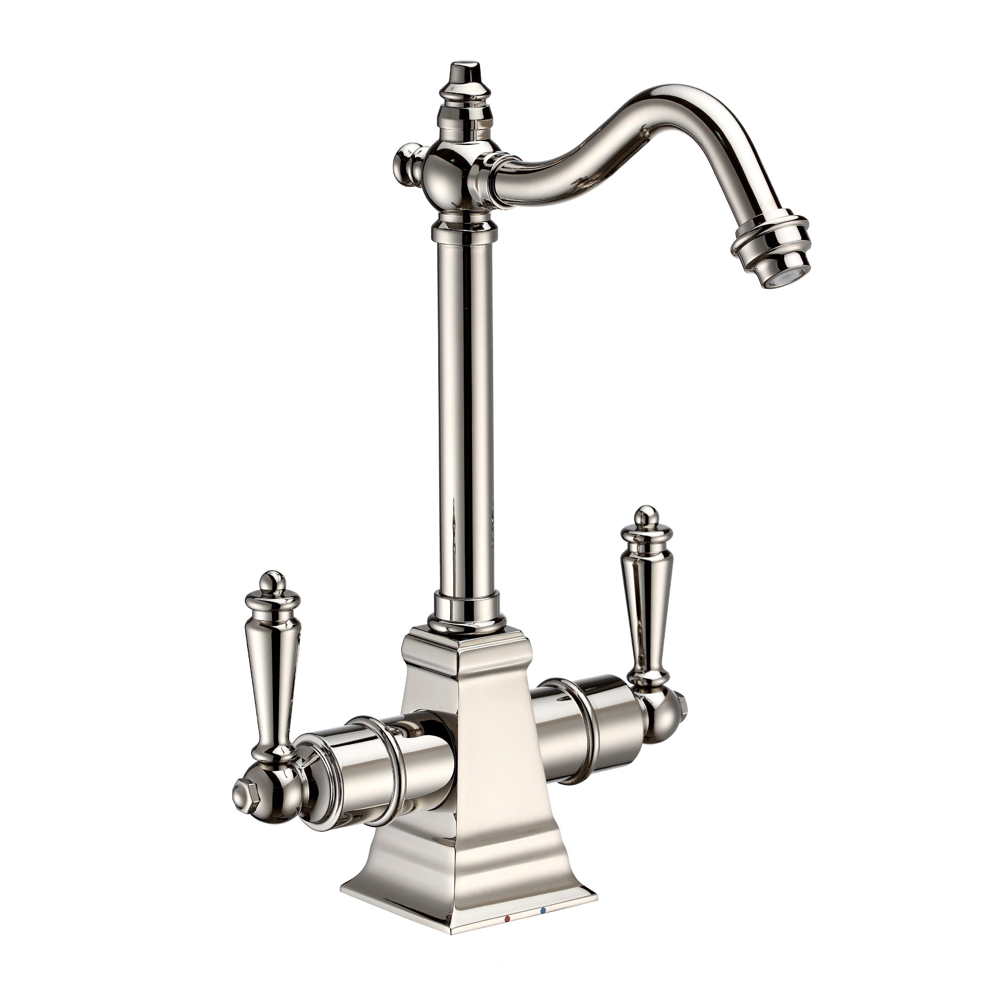 Point of Use Instant Hot/Cold Water Drinking Faucet with Traditional Swivel Spout