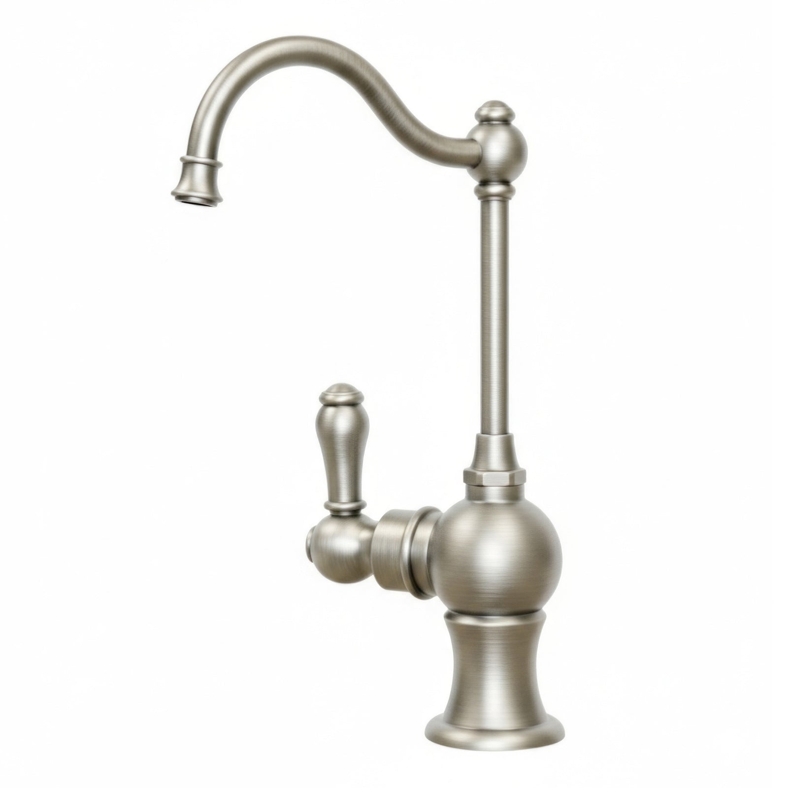 Point of Use Instant Hot Water Faucet with Traditional Spout and Self Closing Handle