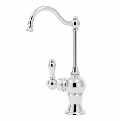 Point of Use Instant Hot Water Faucet with Traditional Spout and Self Closing Handle