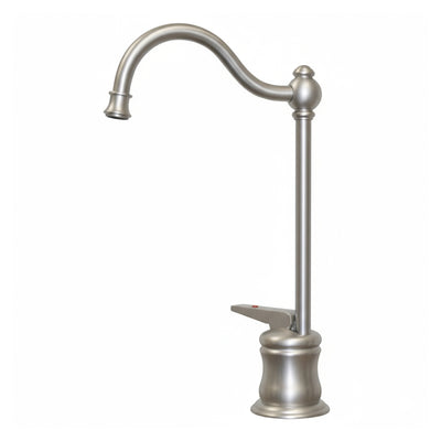 Point of Use Instant Hot Water Faucet with Traditional Spout and Self Closing Handle