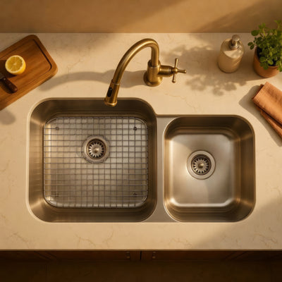 Stainless steel kitchen sink grid for sink model WHNDBU3318