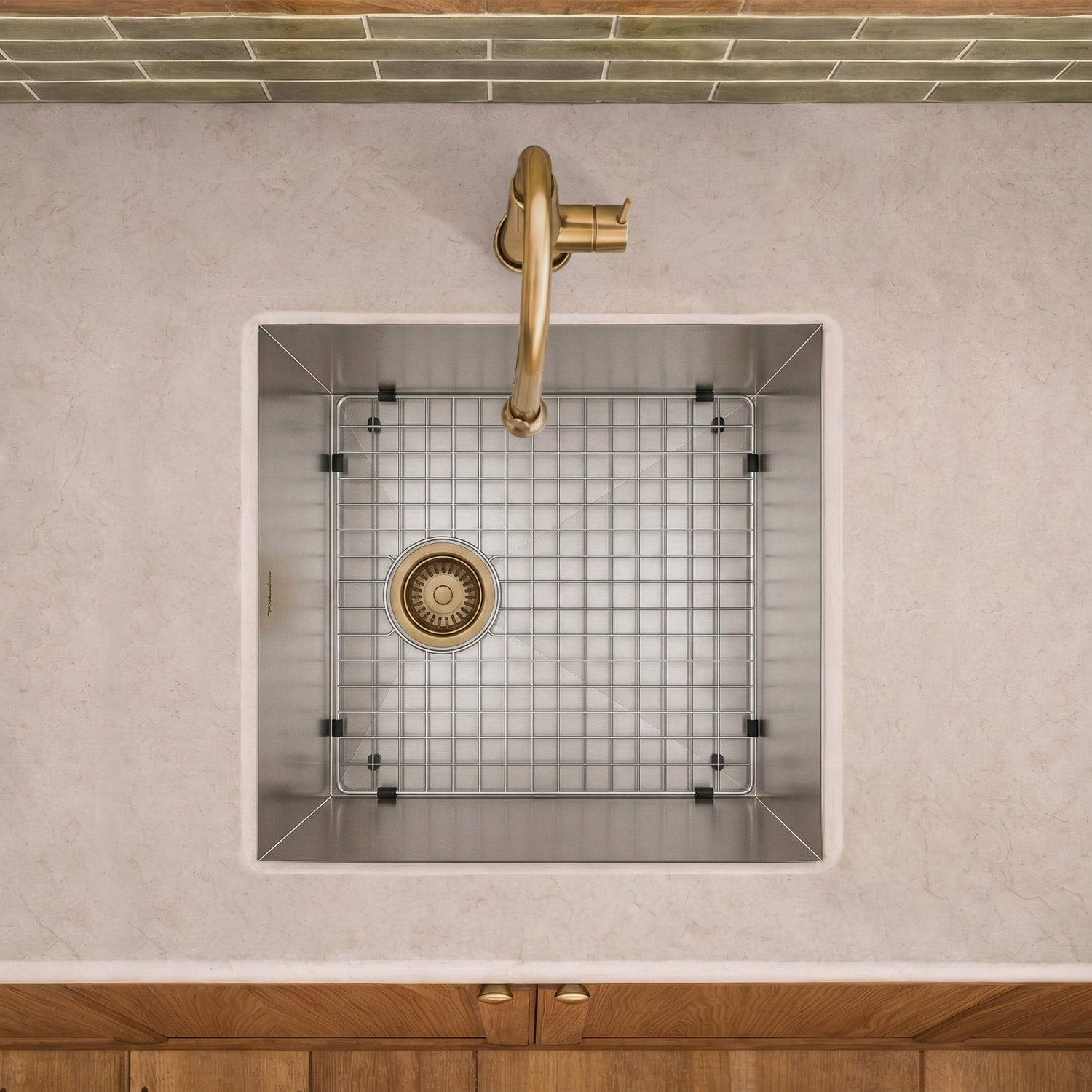 Stainless steel kitchen sink grid for model WHNCM1920
