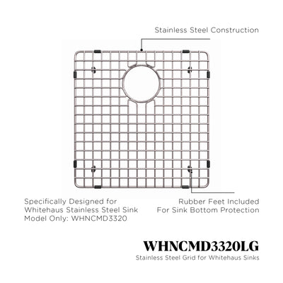 Stainless steel kitchen sink grid for model WHNCMD3320