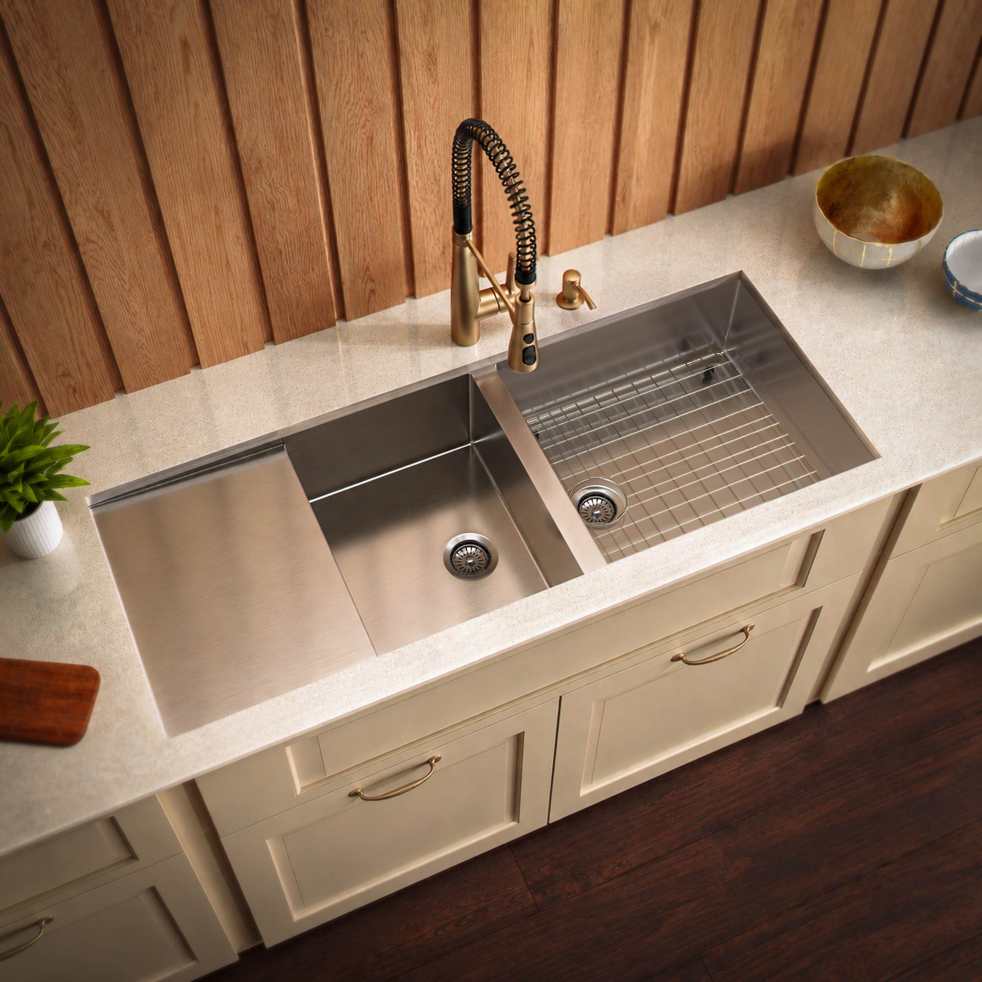 Stainless steel kitchen sink grid for model WHNCMD5221