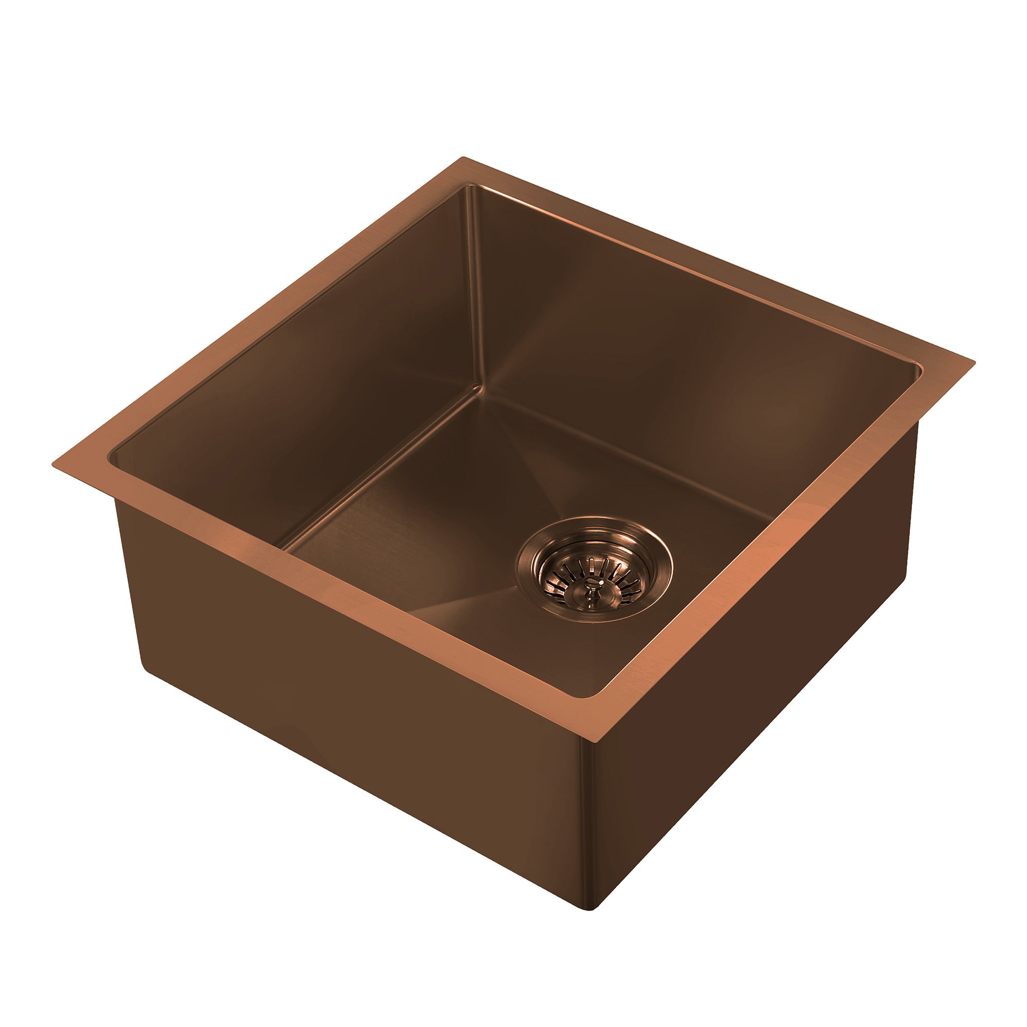 Undermount/Drop-In Single Bowl Stainless Steel Kitchen Sink Set: 16 Gauge, Linen Textured Inner Bowl