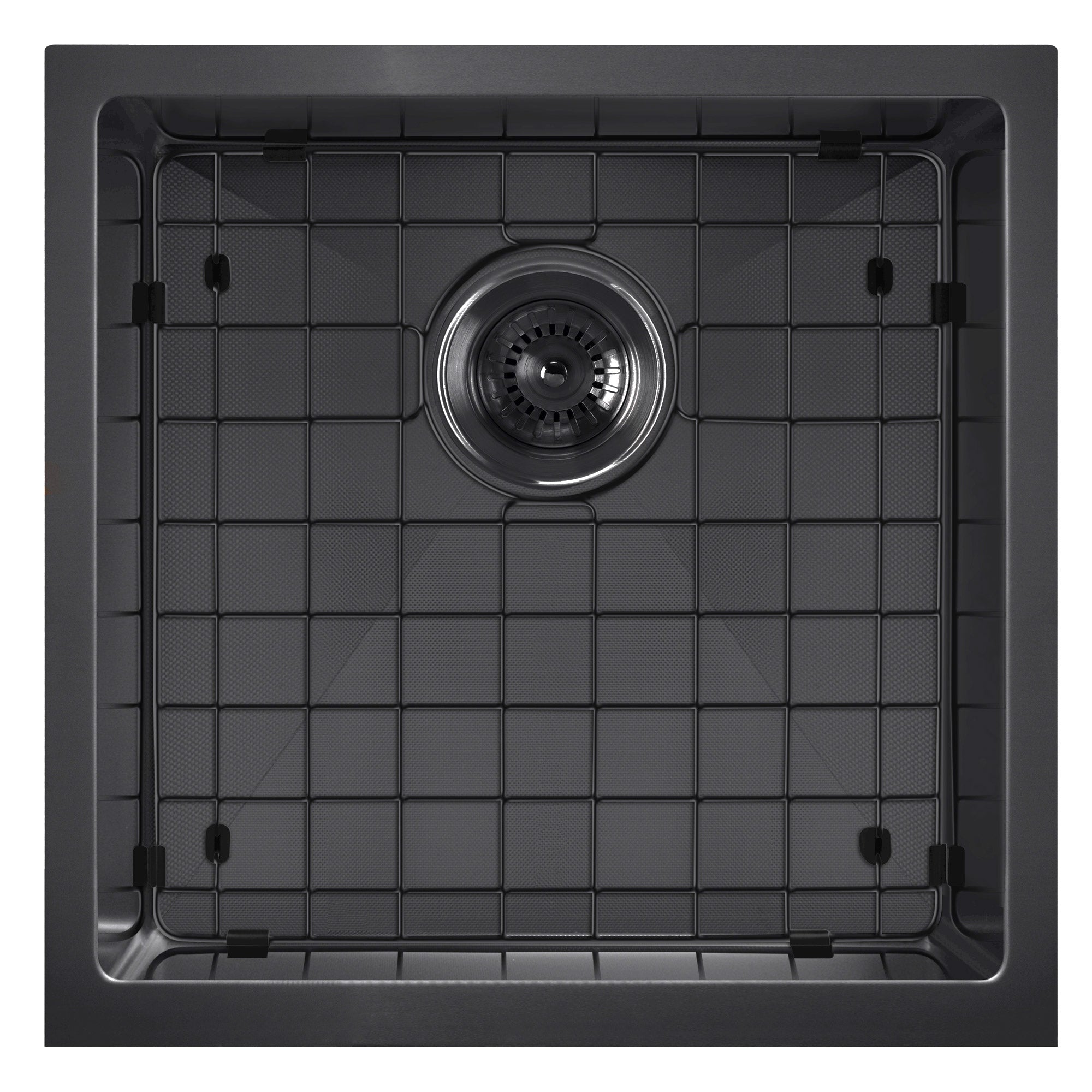 Undermount/Drop-In Single Bowl Stainless Steel Kitchen Sink Set: 16 Gauge, Linen Textured Inner Bowl