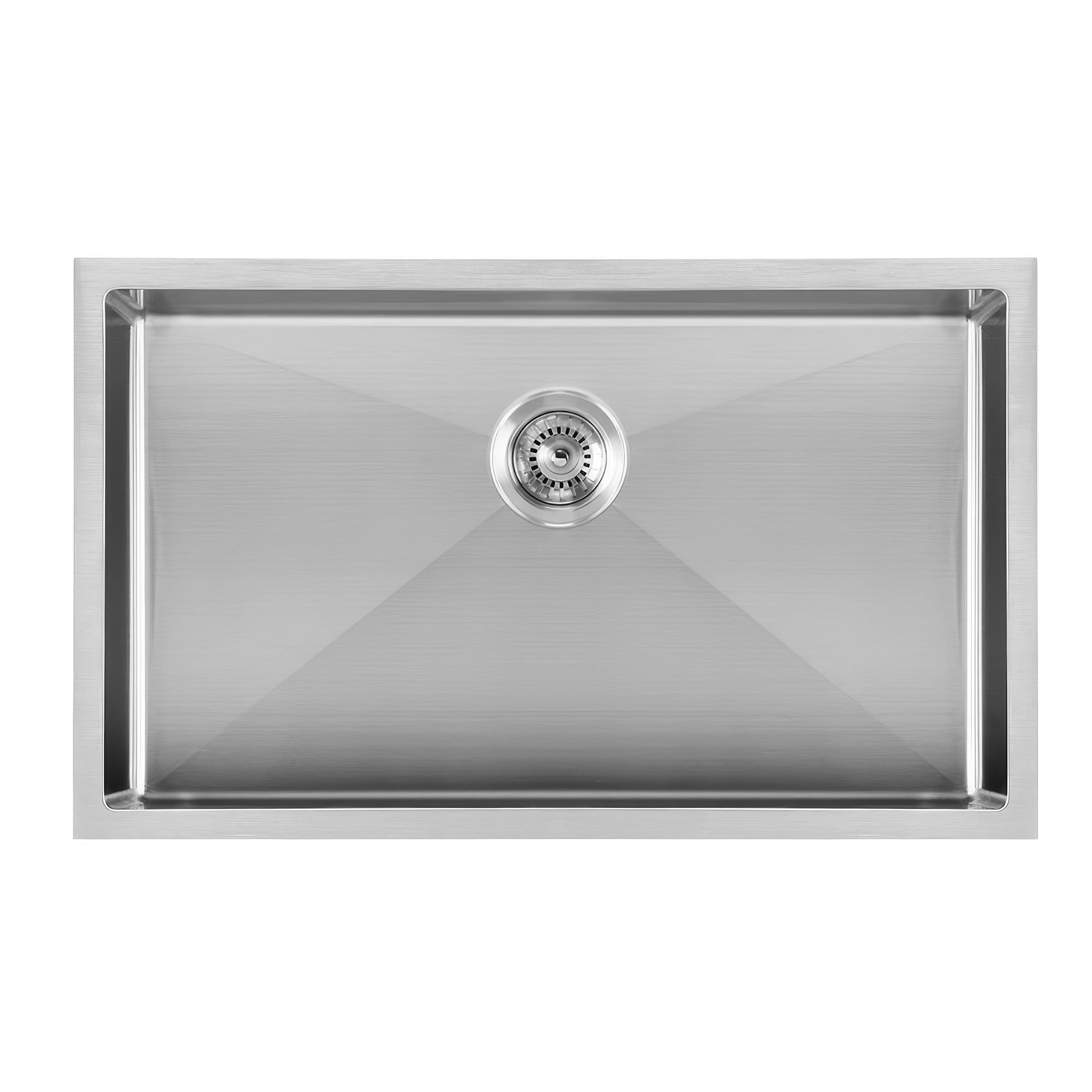 30" Noah Plus heavy duty, 16 gauge single bowl dual-mount sink set