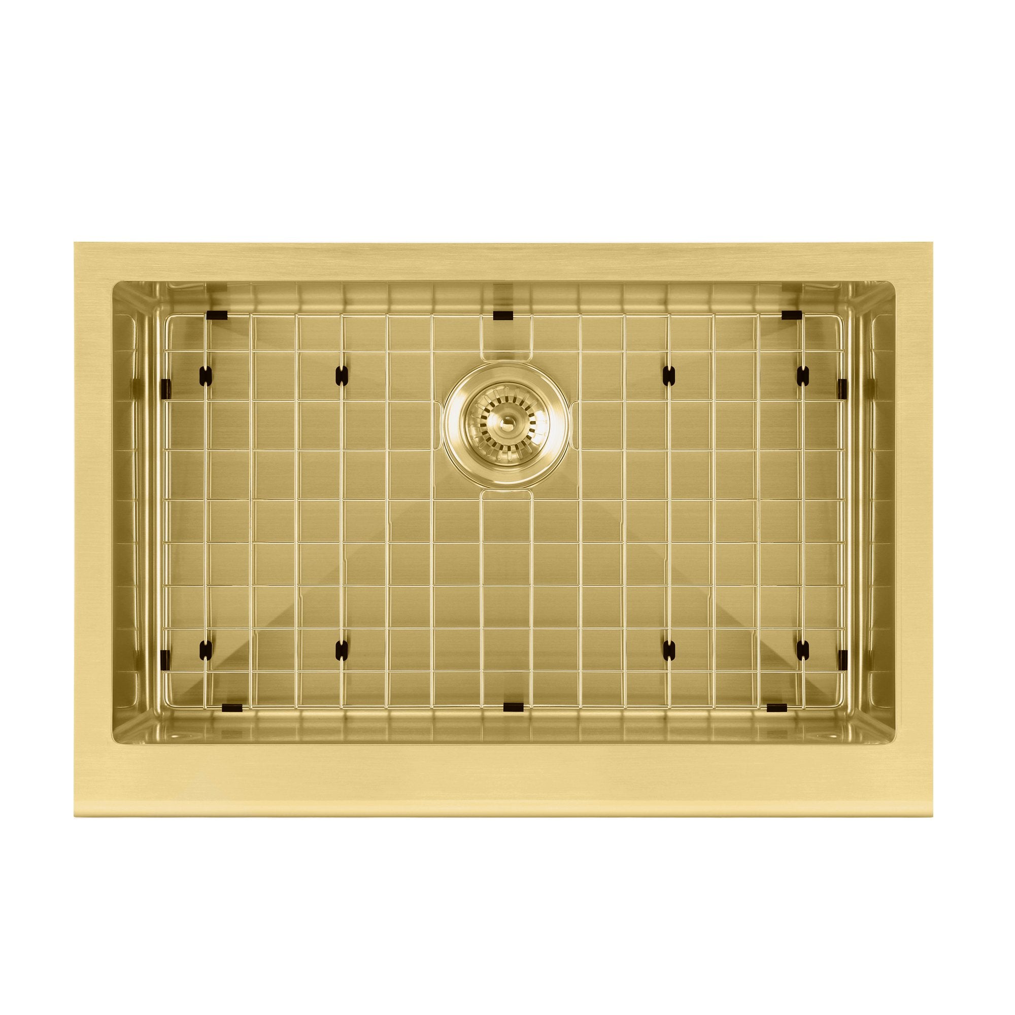 30" Front Apron Single Bowl 16 Gauge Stainless Steel Kitchen Sink Set