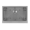 30" Front Apron Single Bowl 16 Gauge Stainless Steel Kitchen Sink Set