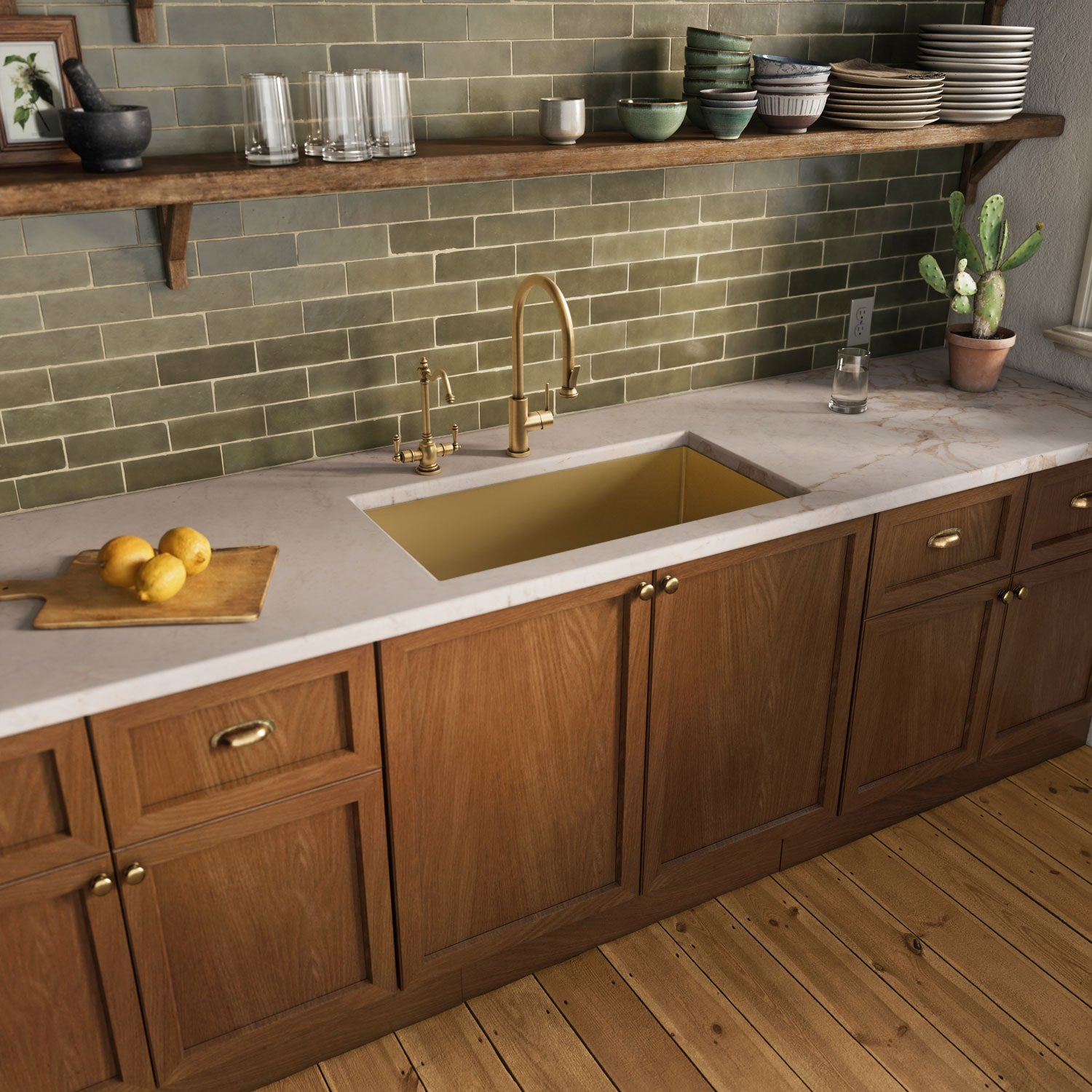 Undermount/ Drop-In Single Bowl Stainless Steel Kitchen Sink Set: 16 Gauge, Linen Textured Inner Bowl