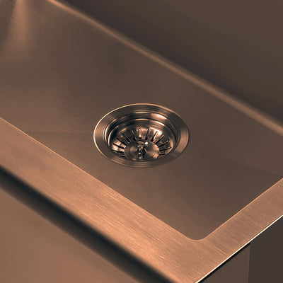 3-1/2" Brushed Stainless Steel Basket Strainer For Kitchen Sink Drain